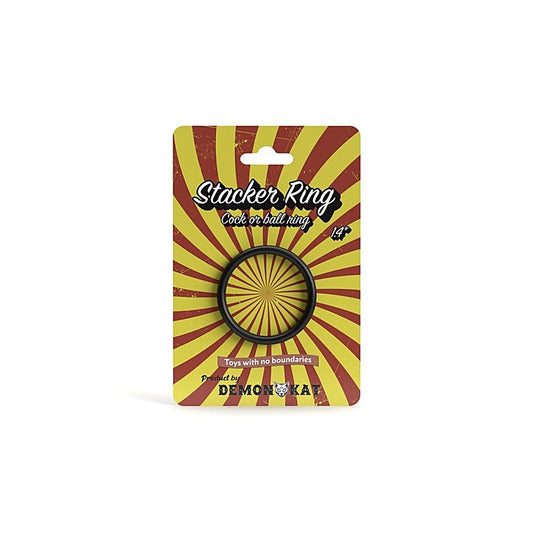 Stacker Stretchy Silicone Cock Ring by Demon Kat - Stretchy Cock Rings