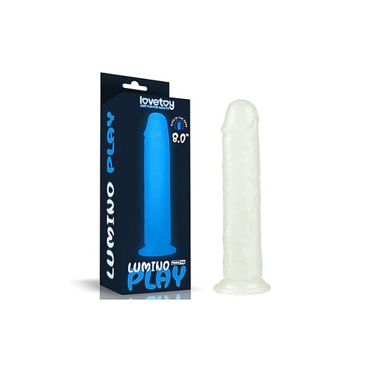 Lumino Play Suction Cup Realistic Dildo 8 Inch by Lovetoy - Realistic Dildos