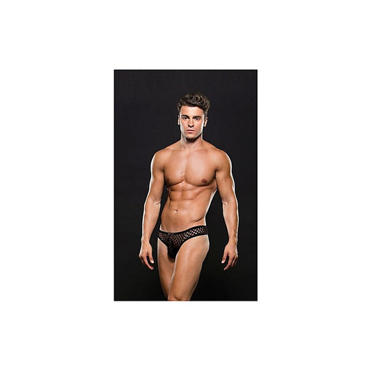 Modern and Sexy Fishnet Men's Thong by Envy - Jocks and G-Strings