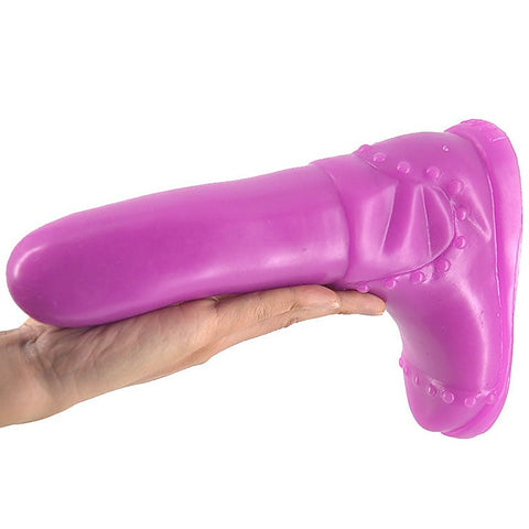 FAAK Boot Shape Realistic PVC Dildo for Unique Textured Penetration - Realistic Dildos