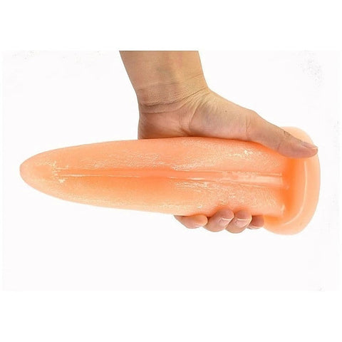 FAAK Tongue Shape Anal Plug Premium Medical Grade PVC Butt Plug - Butt Plugs