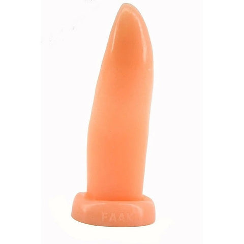 FAAK Tongue Shape Anal Plug Premium Medical Grade PVC Butt Plug - Butt Plugs