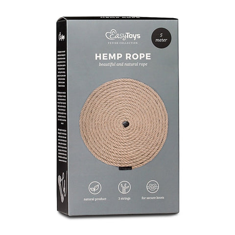 Fetish Collection Bondage Hemp Rope Strong Natural Fiber Restraint - Cuffs And Restraints