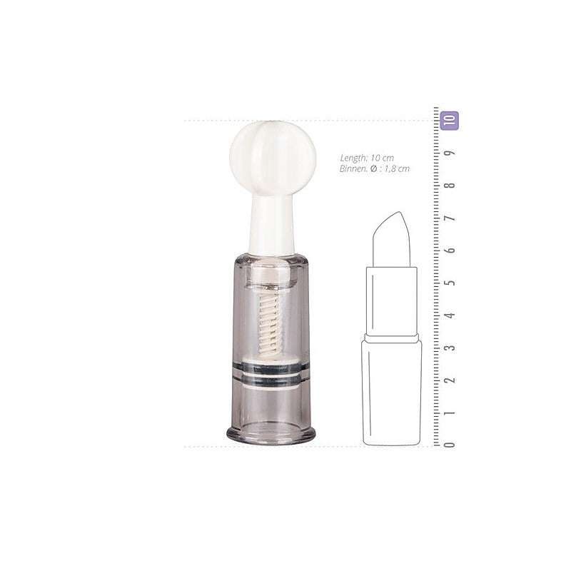 Fetish Collection Nipple and Clit Suckers 3 Piece with Suction Control - Nipple and Clit Clamps