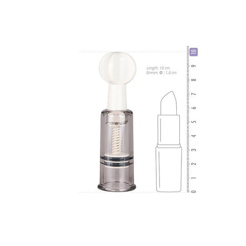 Fetish Collection Nipple and Clit Suckers 3 Piece with Suction Control - Nipple and Clit Clamps