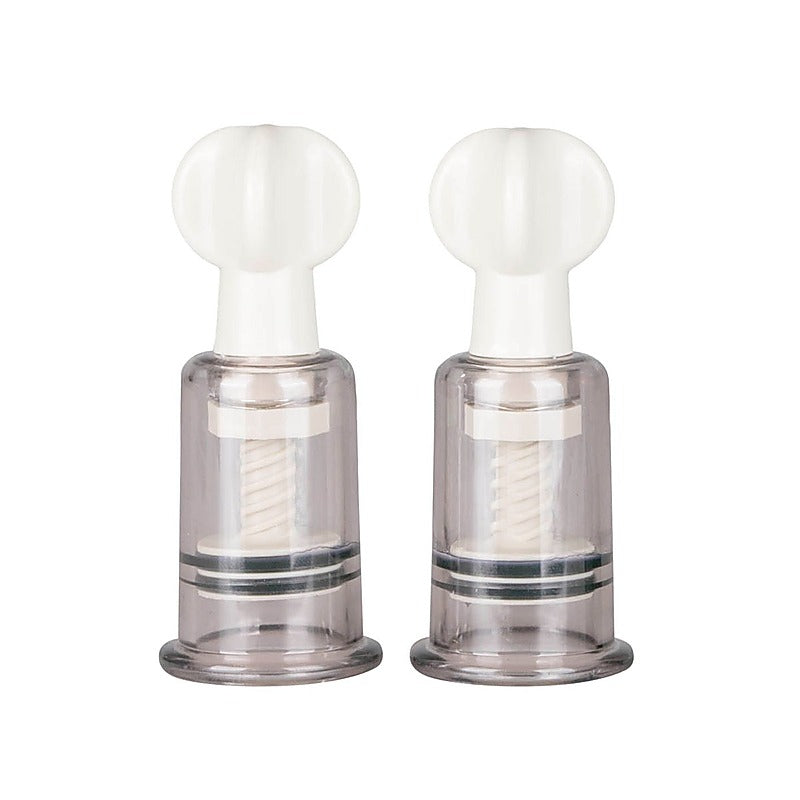Fetish Collection Nipple and Clit Suckers 2 Piece Dual Size Suction Set - Nipple and Clit Clamps