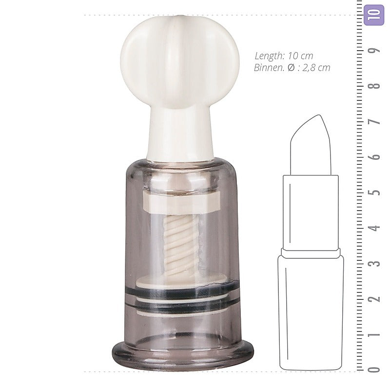 Fetish Collection Nipple and Clit Suckers 2 Piece Dual Size Suction Set - Nipple and Clit Clamps