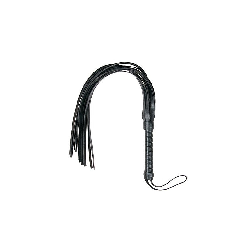 Fetish Collection Leather Flogger Bondage Whip Premium Impact Play - Whips And Crops