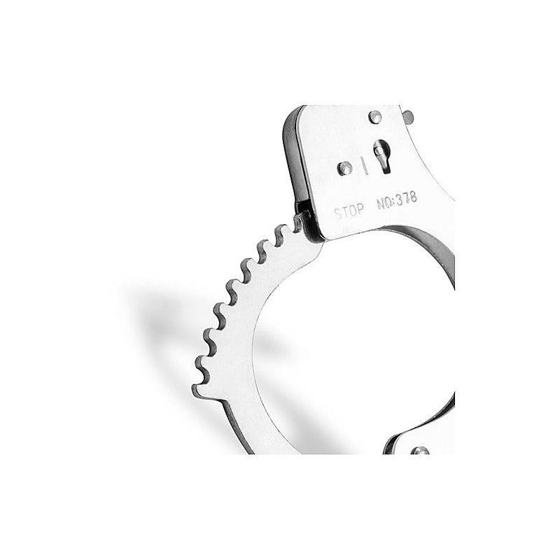 Fetish Collection Classic Metal Hand Cuffs Silver Premium Restraints - Cuffs And Restraints