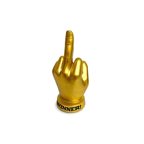 Golden FU Finger Novelty Trophy by Little Genie - Party Gifts and Novelties