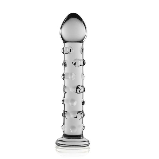Glass Romance 2 Glass Sex Toy Clear by Lovetoy - Glass Sex Toys