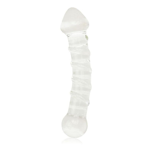 Glass Romance 5 Glass Sex Toy Clear by Lovetoy - Glass Sex Toys