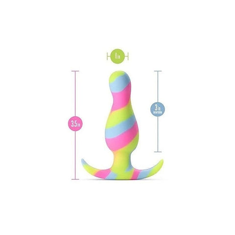 Avant Kaleido Tapered Head Silicone Butt Plug - Butt Plugs