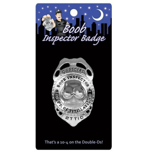 Boob Inspector Badge Party Gift by Kheper Games - Party Gifts and Novelties