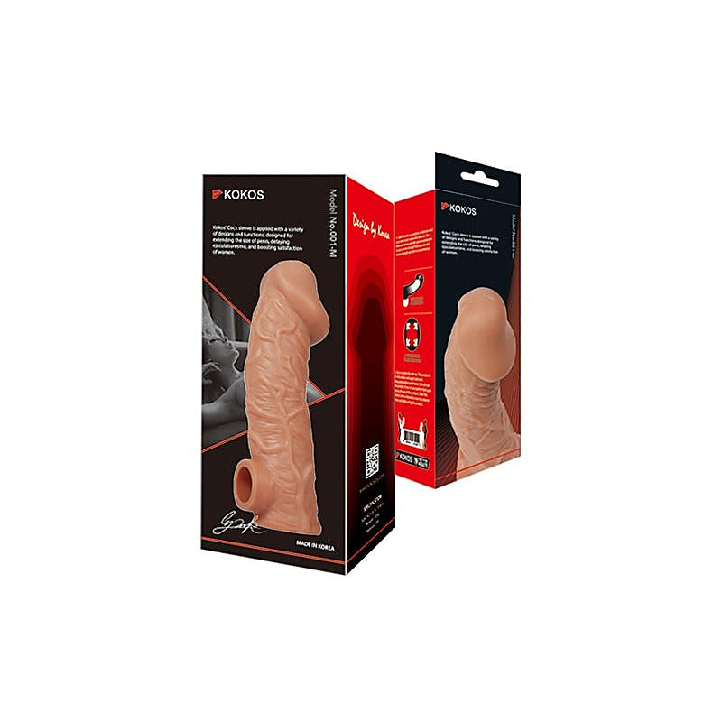 Soft Feeling Realistic Male Cock Sleeve by Kokos - Penis Sleeves and Extenders