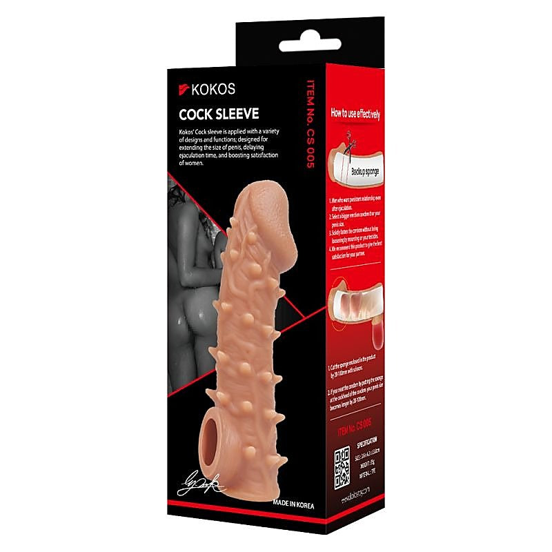 Body Safe Material Mens Cock Sleeve 5 by Kokos - Penis Sleeves and Extenders