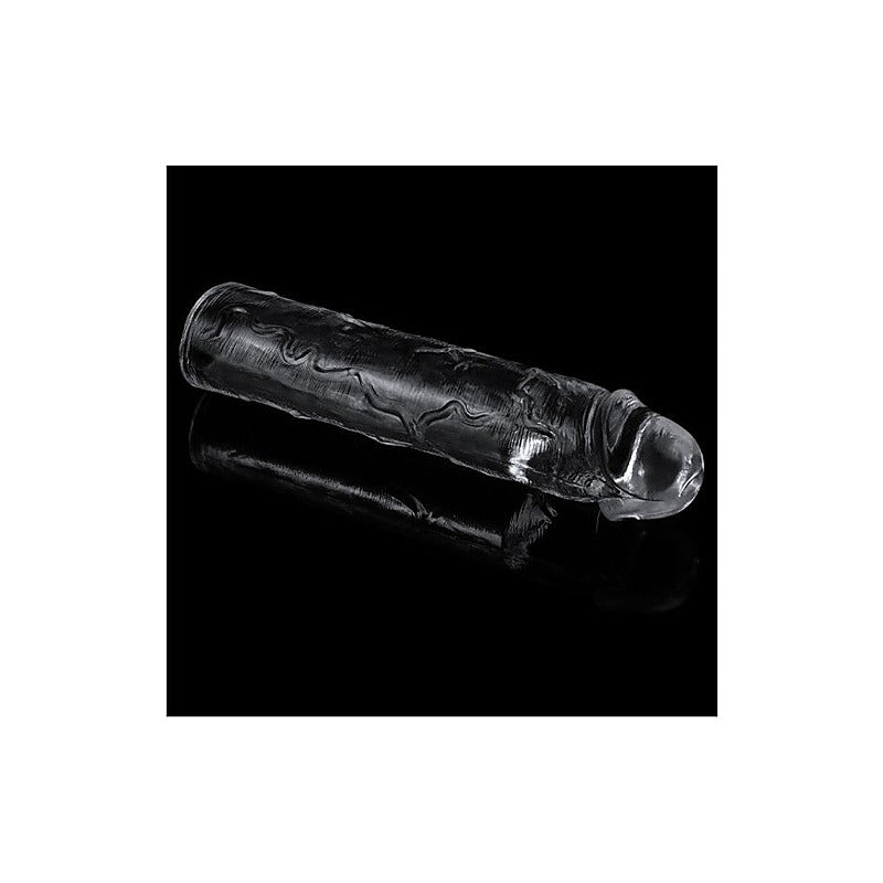 Clear Penis Extender Sleeve Plus by Lovetoy - Penis Sleeves and Extenders