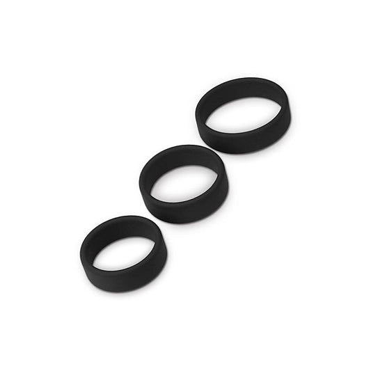 Stretchy Silicone Cock Rings Set 3 Piece by Lovetoy - Cock Ring Sets