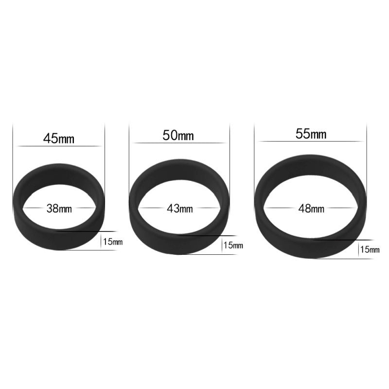 Silicone Pro Cock Ring Set by Lovetoy - Cock Ring Sets