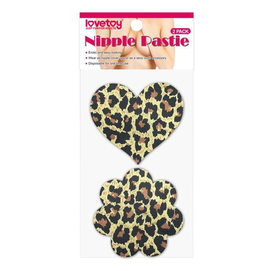 Leopard Sexy Nipple Pasties Twin Pk by Lovetoy - Breast and Nipple Toys