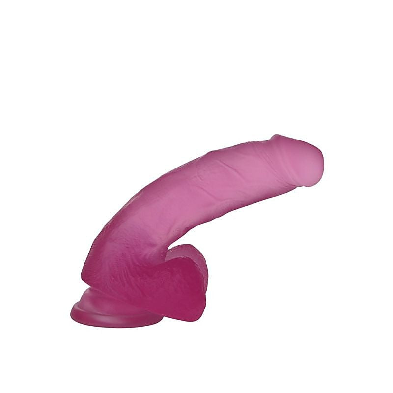 Jelly Studs Crystal Curved Realistic Dildo by Lovetoy - Realistic Dildos