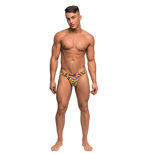 Male Power Pride Fest Bong Thong by Magic Silk - Mens Briefs And Boxers