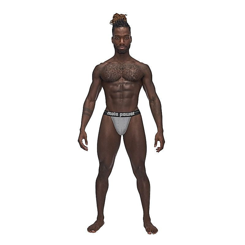 Male Power Sexagon Breathable Micro V Thong by Magic Silk - Mens Briefs And Boxers