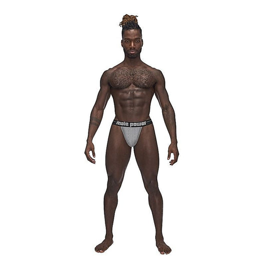 Male Power Sexagon Breathable Micro V Thong by Magic Silk - Mens Briefs And Boxers