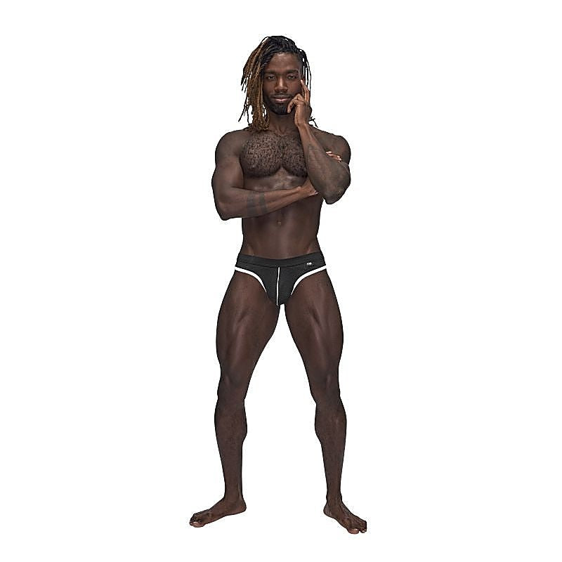 Male Power Sport Cool and Sexy Mens Mesh Thong by Magic Silk - Mens Briefs And Boxers
