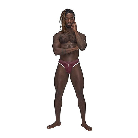 Male Power Sport Stretchy Mens Mesh Thong by Magic Silk - Mens Briefs And Boxers