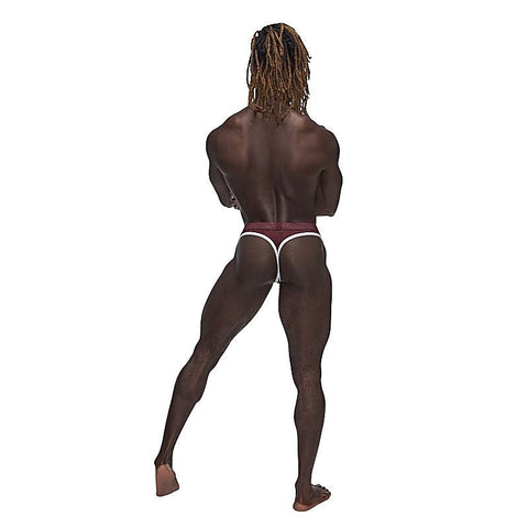 Male Power Sport Stretchy Mens Mesh Thong by Magic Silk - Mens Briefs And Boxers