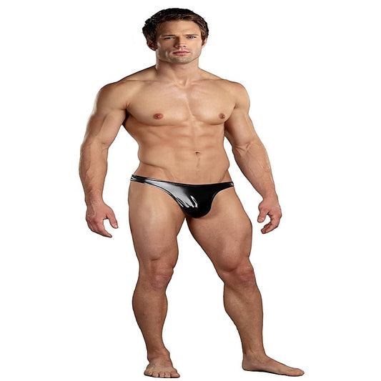 Male Power Classic Stretchy Mens Thong by Magic Silk - Mens Briefs And Boxers