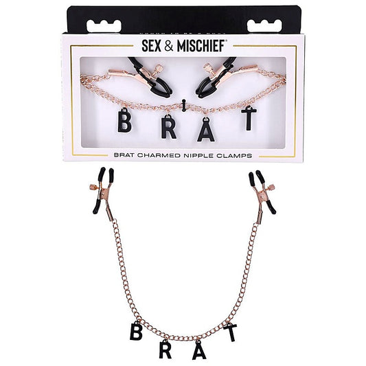 Brat Charmed Nipple Clamps by Sportsheets - Nipple and Clit Clamps