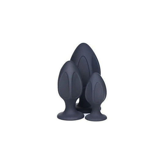 Master Series Triple Juicers Silicone Anal Plug Set - Butt Plugs