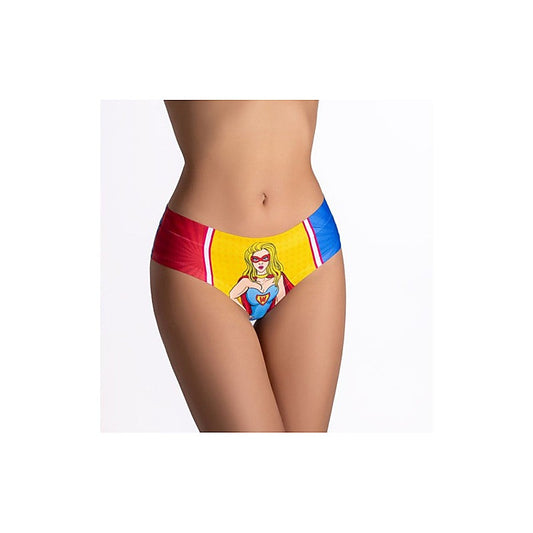 Comics Wonder Girl Slip Women's Pantie by Mememe Lingerie - G-Strings, Panties and Shorts