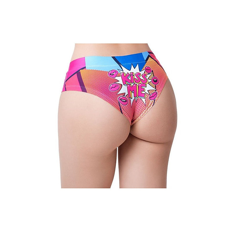 Comic Fans Pink Slip Sexy Women's Pantie by Mememe Lingerie - G-Strings, Panties and Shorts