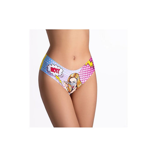 Comics Hot Girl Slip Women's Panties by Mememe Lingerie - G-Strings, Panties and Shorts
