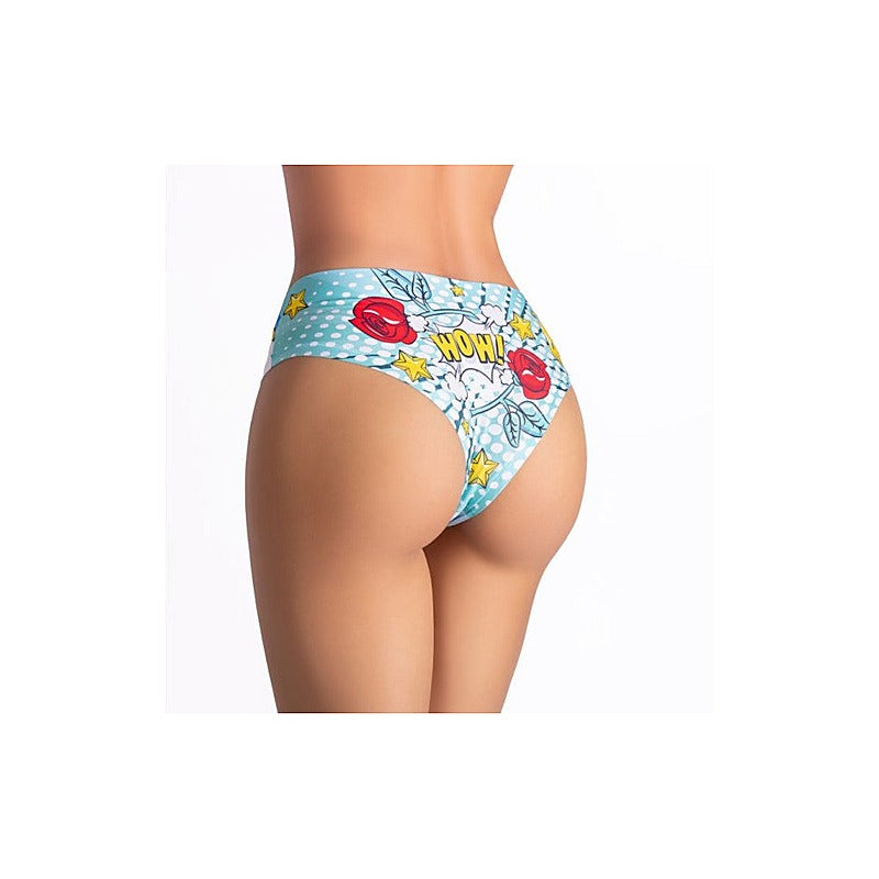 Comics Beach Girl Slip Sexy Panties by Mememe Lingerie - G-Strings, Panties and Shorts