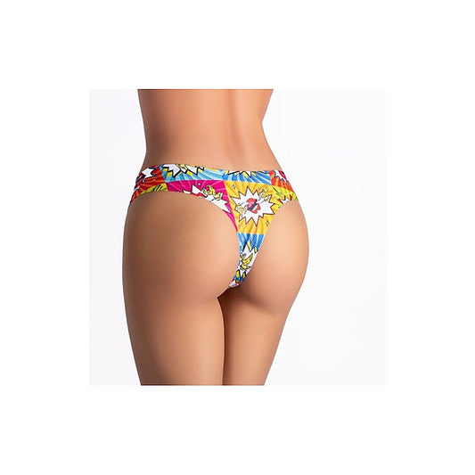 Comics Curios Girl Women's Thong by Mememe Lingerie - G-Strings, Panties and Shorts