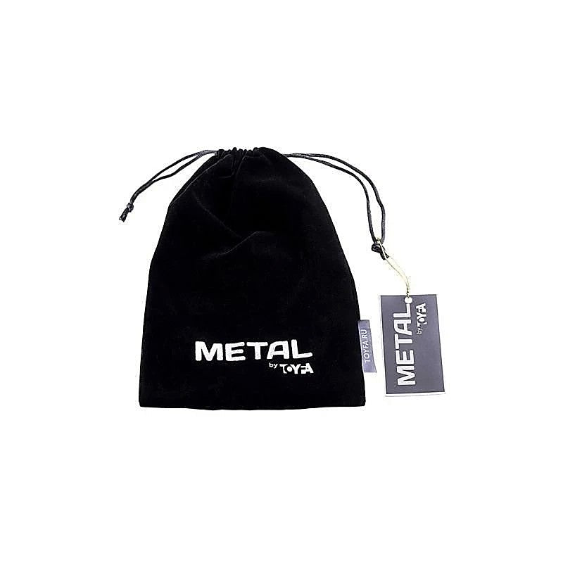 Metal Silver Anal Plug with Fluffy Bunny Tail by ToyFa - Butt Plugs