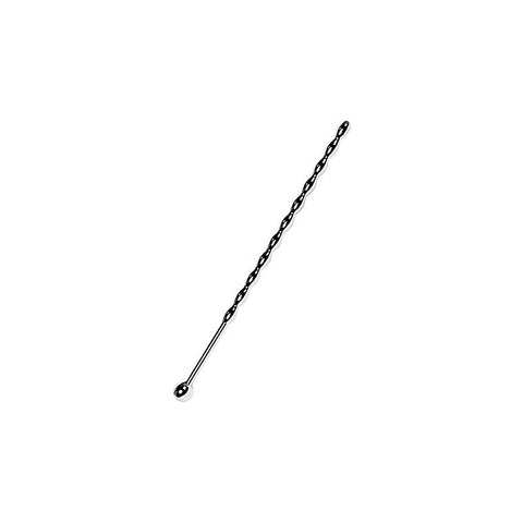 Metal Silver Braided Male Urethral Sound by ToyFa - Urethral Sounds