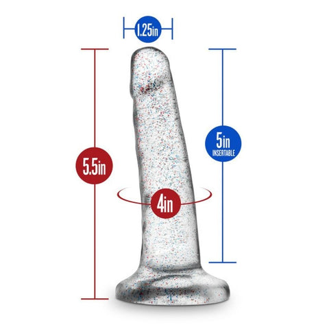 Naturally Yours Glitter Realistic Dong by Blush Novelties - Realistic Dildos
