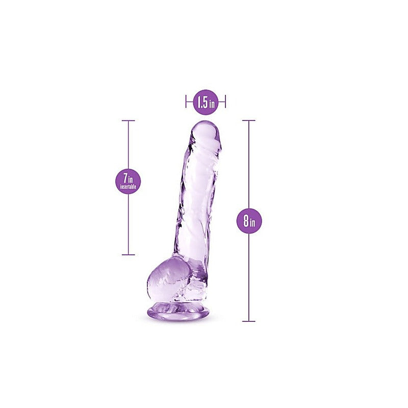 Naturally Yours 8 Inches Crystalline Realistic Dildo - Realistic Dildos