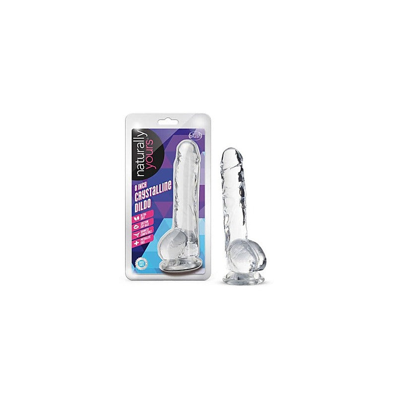 Naturally Yours 8 Inches Crystalline Realistic Dildo - Realistic Dildos