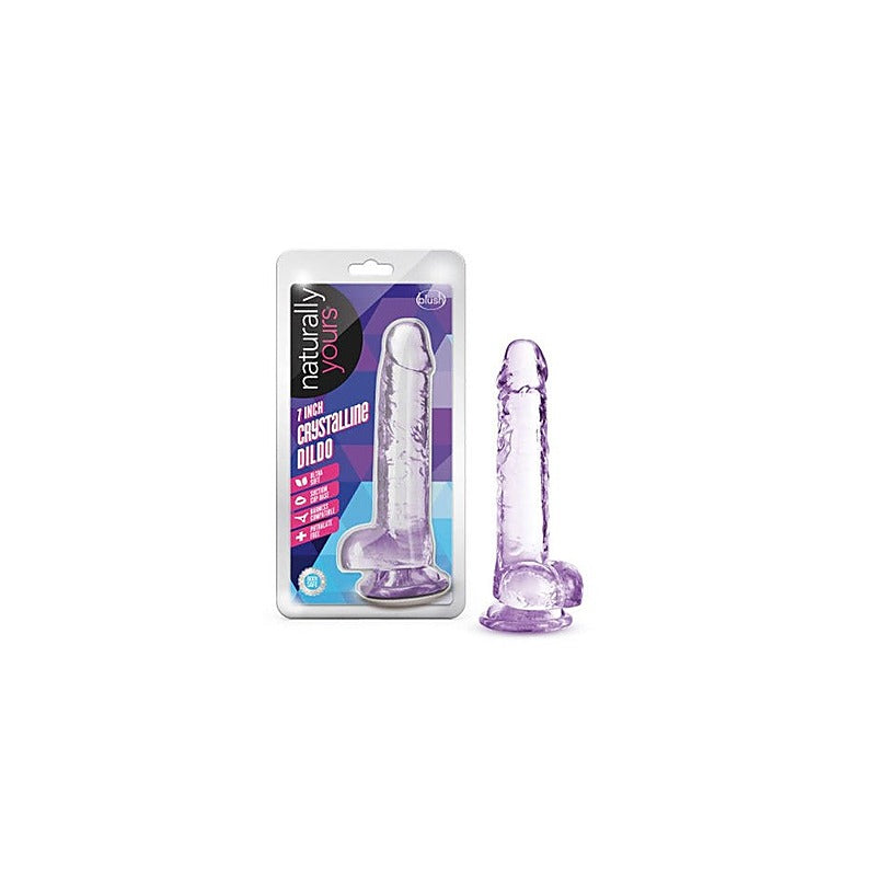 Naturally Yours 7 Inches Crystalline Realistic Dong - Realistic Dildos