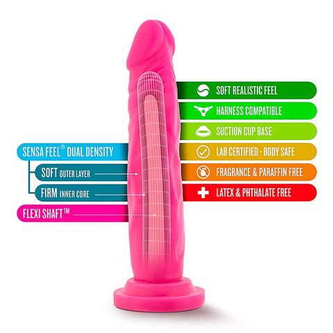 Neo Dual Density Realistic Cock 19cm by Blush Novelties - Realistic Dildos