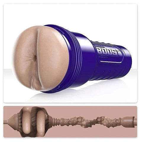 Fleshlight Boost Blast Female Realistic Butt Stroker Medium with Suction Control - Fleshlight Male Masturbators