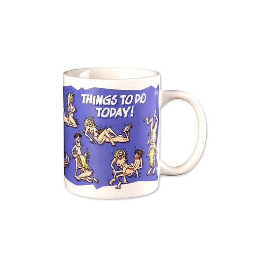 Things To Do Today Hilarious Coffee Mug by Ozze Creations - Party Gifts and Novelties
