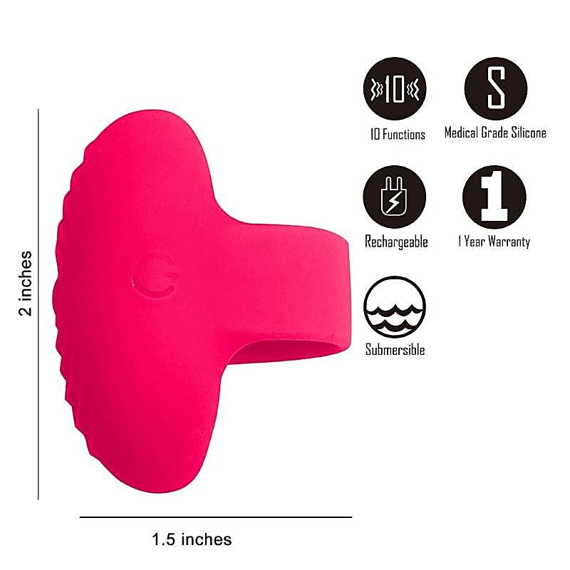 Maia RUBY Finger Stimulator by Maia Toys - Finger and Tongue Vibrators