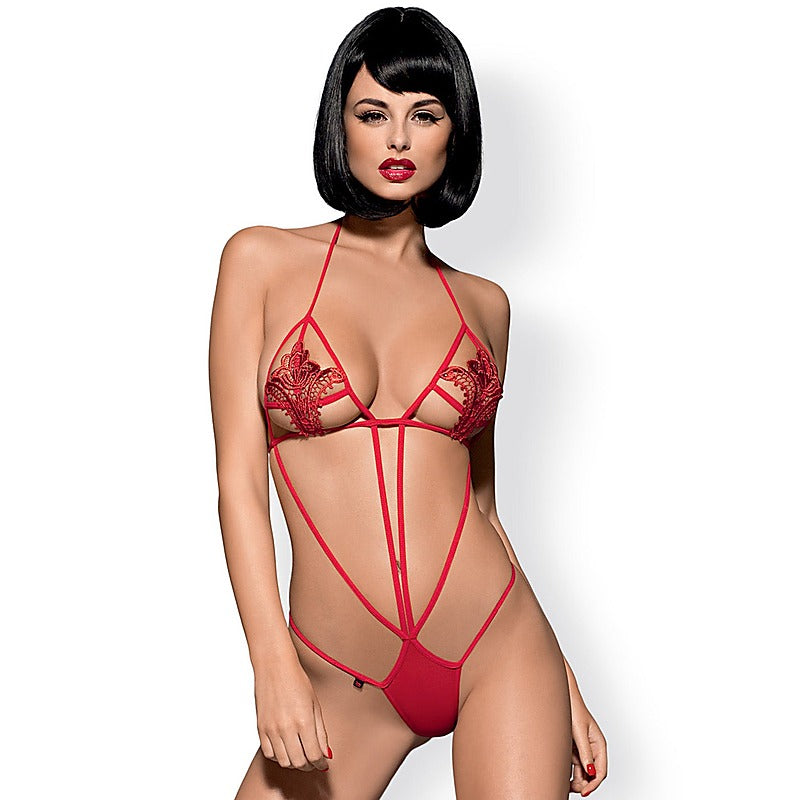 Soft Flexible Strings Luiza Teddy by Obsessive - Teddies and Bodysuits